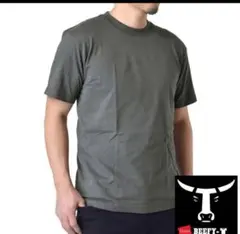 オリーブグリーン ベーシックTシャツ