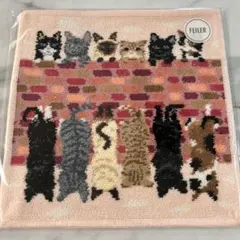 フェイラー FEILER ピーピングキトゥン ハンカチ ペールアプリコット