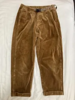 メンズ L【グラミチ】コーデュロイ タックテーパードパンツ