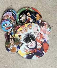 ドラゴンボールZ 、レアな大型メンコと色々なサイズのメンコ