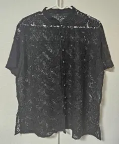 PAGEBOY レースバンドカラーシャツ