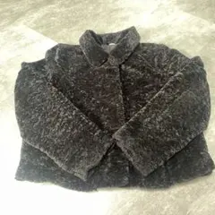 H&M ブラック ボアジャケット　美品　送料無料