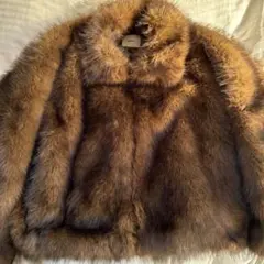 MURUA ブラウン ファーコート