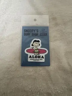 スヌーピーサーフショップ ステッカー ルーシー