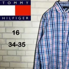 トミーフィルヒガー　TOMMYHILFIGER 長袖シャツ　チェック　ポケット