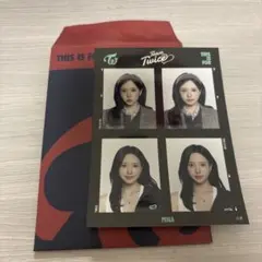‼️最安値‼️TWICE ランダム証明写真ステッカー ミナ