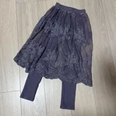 [상태좋음] 앙샹떼 쁘띠 레깅스 레이스 스커트 130