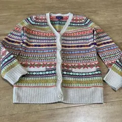 【ラルフローレン】ニットカーディガン M(8-10)