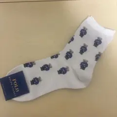 新品未使用品Polo Ralph Lauren クマ柄ソックス