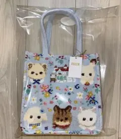 【柄が綺麗】 FEILER フェイラー シルバニアファミリー トートバッグ 柄が綺麗】 FEILER フェイラー シルバニアファミリー トートバッグ