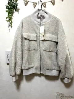新品未使用 ボアジャケット しまむら Mサイズ