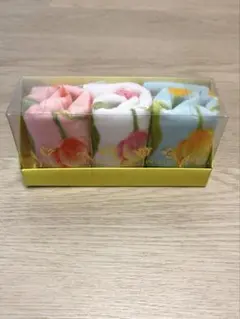 Private Label タオルハンカチ 3枚セット チューリップ柄のサムネイル