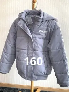 SISTER JENNI フード付き中綿コート グレー 160