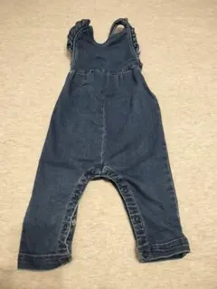 プチバトー　デニムオーバーオール