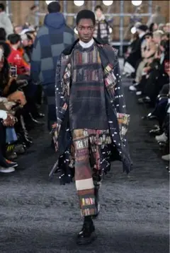 4新品 sacai サカイ タイダイ ニット セーター ブラック グリーン