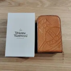 ヴィヴィアンウエストウッド 小物入れ レザー シガレットケース ブラウン
