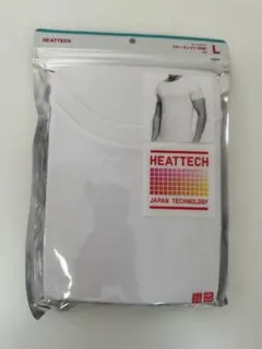 ユニクロ メンズ ヒートテック クルーネックT 半袖 ホワイト L 肌着 新品