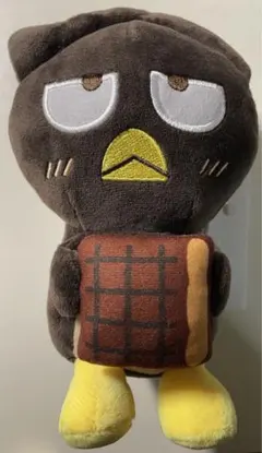 スシロー　はぴだんぶい コラボ限定ぬいぐるみ　バツ丸