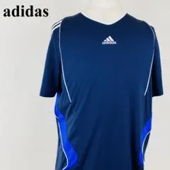 adidas 半袖Tシャツ 3ストライプ ネイビー 1206-Bのサムネイル