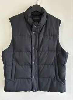 美品 ユニクロ ブラック キルティング 中綿 ベスト XL