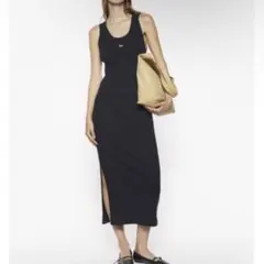 未使用タグ付き！メゾンキツネ［ベイビーフォックス］ニットワンピース　ロング　黒色 2026年最新】MAISON KITSUNE レディース ニットワンピースの人気