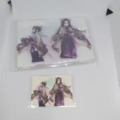 鬼滅の刃 WEBSHOPくじ 「しのぶとカナエ」 アクリルスタンド、ステッカー