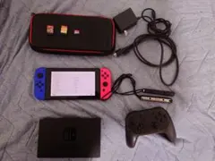 Nintendo Switch 本体 256gb microsd+プロコンセット