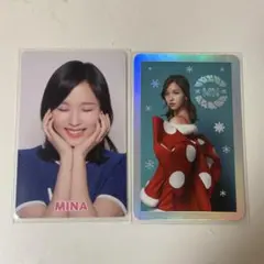 twice ミナ トレカ クリスマスエディション icカード