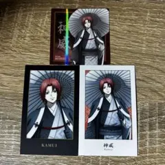 銀魂 吉原大炎上 椿 ブシロード 神威 クリア色紙 特典 ステッカー