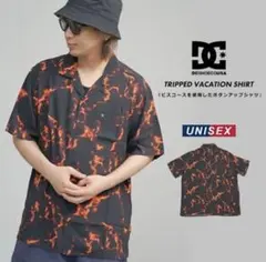 DC SHOES ディーシーシューズ アロハシャツ 柄シャツ 半袖 Lサイズのサムネイル