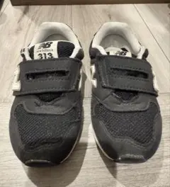 New Balance キッズスニーカー 313 ブラック14cm 名前記入なし
