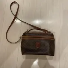 CELINE セリーヌ Cマカダム ファー ブルー ショルダーバッグ y2k 