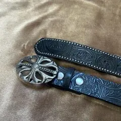 ベルト　十字架 クロスバックル スタッズベルト y2k パンク グランジ