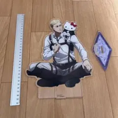 進撃の巨人　エルヴィン　キティー　サンリオコラボアクリルスタンド