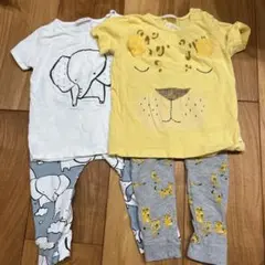 ⭐︎なっぱ様⭐︎next 9-12month象とライオンのTシャツとレギンスセット