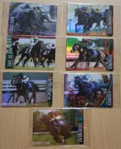 サラブレッドホースコレクション 第3R　チェルヴィニア、レイデオロ 他5枚