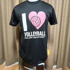 asics アシックス　I LOVE VOLLEYBALL Tシャツ Lサイズ