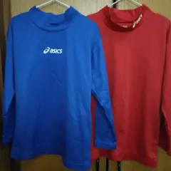 asicsの長袖アンダーシャツ　キッズ
