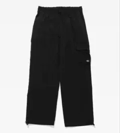 Dickies ジャクソン　カーゴパンツ　ブラック　黒 　ドローコード
