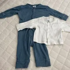 プチバトー　ロンパース　カーディガン　petit bateau