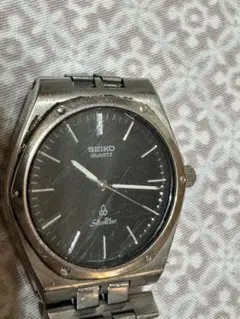 SEIKO クォーツ アナログ腕時計 ブラック