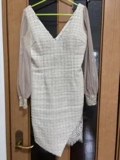 JEWELS Vネックタイトドレス Sサイズ キャバドレス