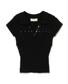 アンドマリーLindsay logo tops andmary Lindsay logo tops black 新品タグ付き - メルカリ