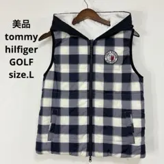 美品 tommy hilfiger GOLF リバーシブル　中綿ベスト　フィラ