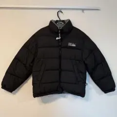 FIRST DOWN ブラック グレー リバーシブル ダウンジャケット