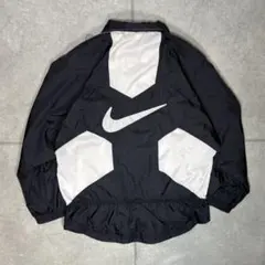OLD NIKE　コーチジャケット　ナイロン　銀タグ　90s　刺繍　ドローコード