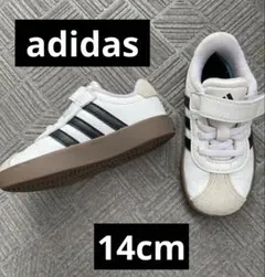 adidas☆VLコート 3.0 EL1 シューズ【14cm 】ホワイト