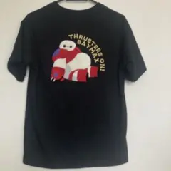ベイマックス Tシャツ ブラック 刺繍