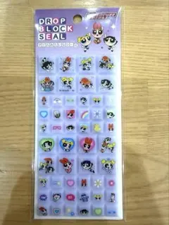 【正規品】パワーパフガールズ　ドロップブロックシール　タイルシール