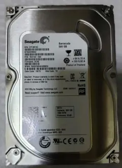 Seagate Barracuda 500GB 3.5インチ HDD 本体